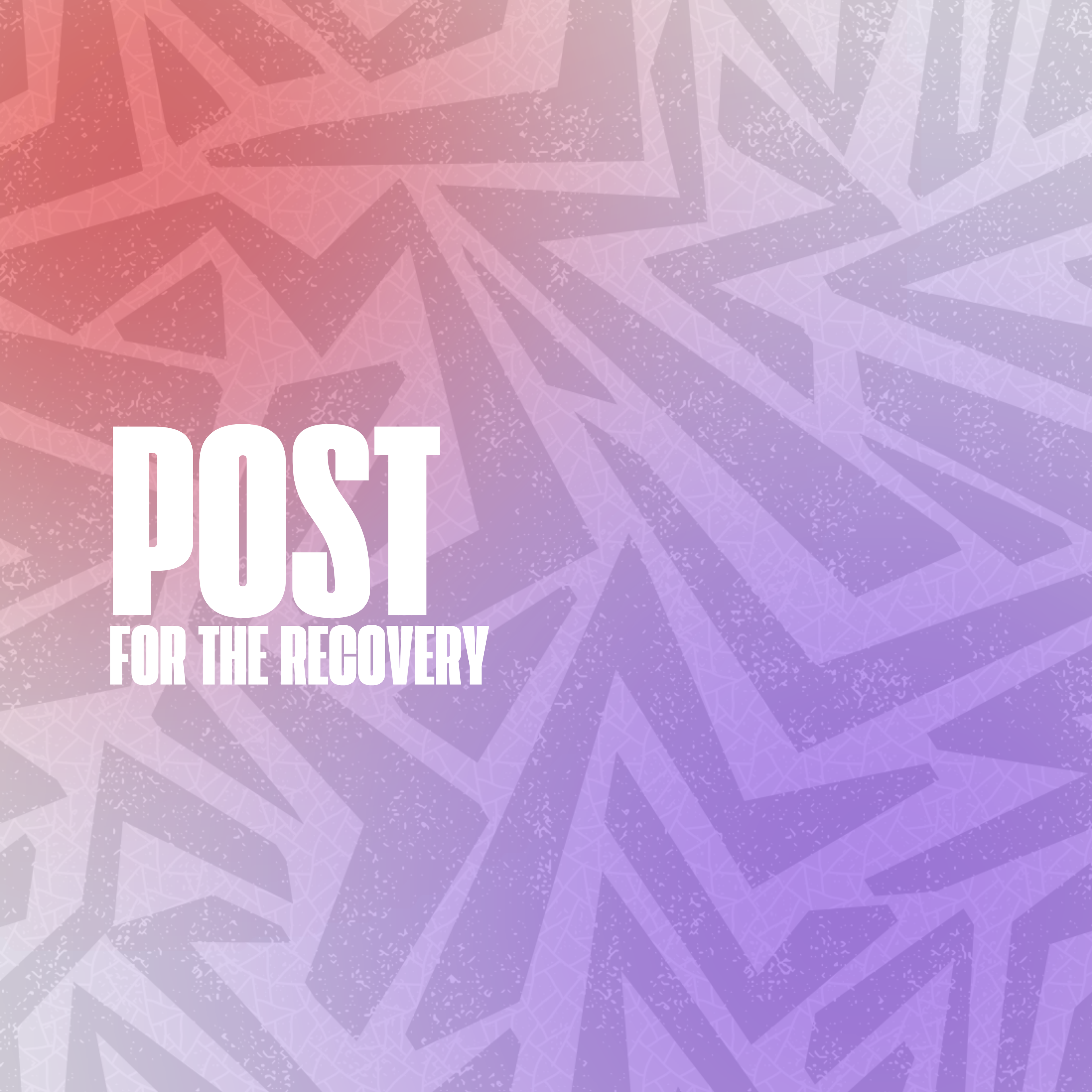 posT supplement graphic with bold text reading “Post for the recovery,” representing muscle recovery and post-workout support